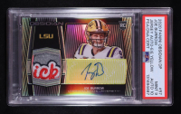 Joe Burrow 2020 Panini Obsidian Draft Picks Jersey Autographs Electric Etch Yellow #57 RC #2/5 (PSA 9 | Auto 10) at PristineAuction.com