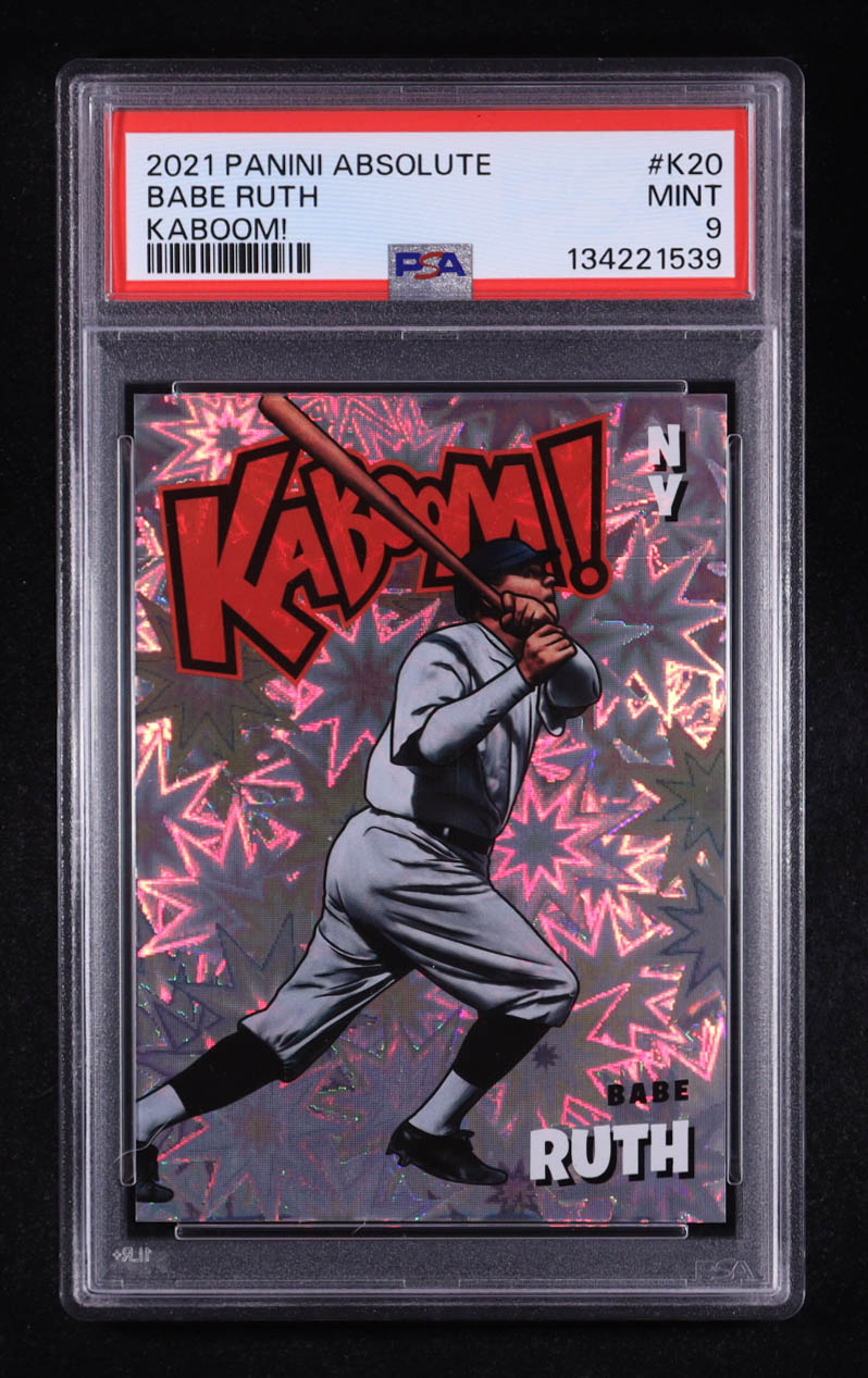 Babe Ruth 2021 Absolute Kaboom #20 (PSA 9) at PristineAuction.com Babe Ruth 2021 Absolute Kaboom #20 (PSA 9) at PristineAuction.com