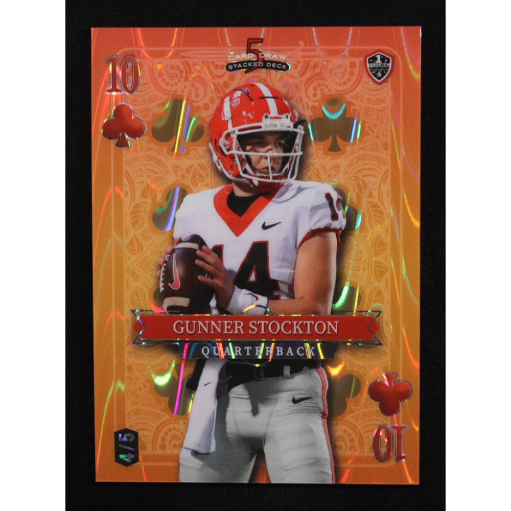Gunnar Stockton 2024 Wild Card 5 Card Draw Stacked Deck #SDPC-GSN RC #4/5 at PristineAuction.com
