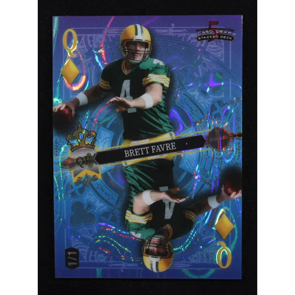 Brett Favre 2024 Wild Card 5 Card Draw Stacked Deck #SDPD-BFN #1/1 at PristineAuction.com