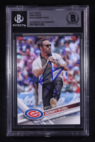 Jeremy Piven Signed 2017 Topps First Pitch #FP4 (BGS) at PristineAuction.com