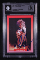 Alice Cooper Signed 1991 Brockum Rock Cards #110 (BGS) at PristineAuction.com