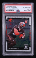 Myles Garrett Signed 2017 Donruss Optic #106 RC (PSA) at PristineAuction.com