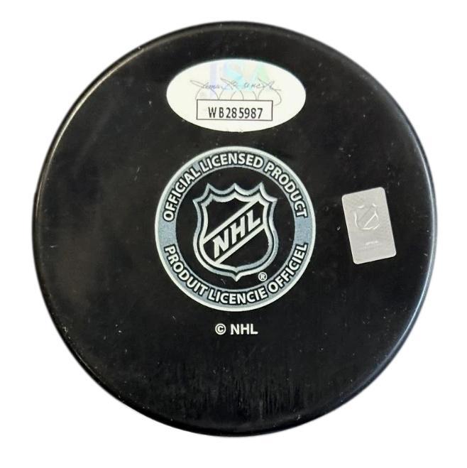 Jari Kurri Signed Oilers Logo Hockey Puck Inscribed "601 Goals" (JSA) at PristineAuction.com Jari Kurri Signed Oilers Logo Hockey Puck Inscribed "601 Goals" (JSA) at PristineAuction.com