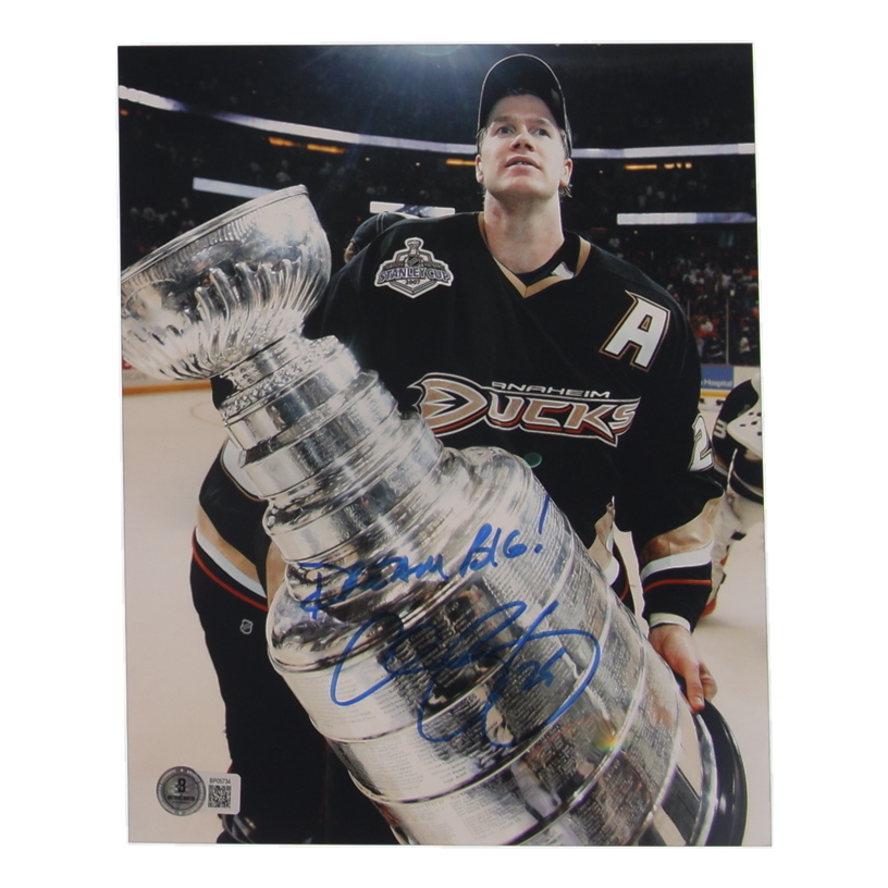Chris Pronger Signed Ducks 8x10 Photo Inscribed "Dream Big!" (Beckett) at PristineAuction.com Chris Pronger Signed Ducks 8x10 Photo Inscribed "Dream Big!" (Beckett) at PristineAuction.com