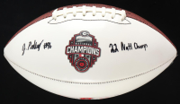 Jack Podlesny Signed Georgia Bulldogs Back-To-Back National Champions Logo Football Inscribed "22 Natl Champs" (Beckett) at PristineAuction.com