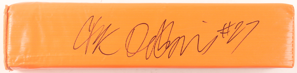 J.K. Dobbins Signed End Zone Pylon (Beckett) at PristineAuction.com J.K. Dobbins Signed End Zone Pylon (Beckett) at PristineAuction.com