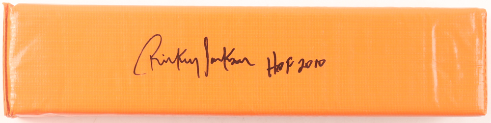 Rickey Jackson Signed Full-Size Football Pylon Inscribed "HOF 2010" (JSA) at PristineAuction.com Rickey Jackson Signed Full-Size Football Pylon Inscribed "HOF 2010" (JSA) at PristineAuction.com