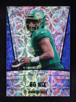 Bo Nix 2023 Leaf Metal Special Release Rookie Silver Kaleidoscope Blue #RS04 #16/20 RC at PristineAuction.com