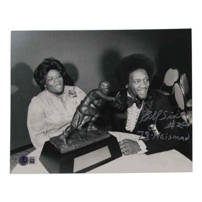 Billy Sims Signed 8x10 Photo Inscribed "78 Heisman" (Beckett) at PristineAuction.com Billy Sims Signed 8x10 Photo Inscribed "78 Heisman" (Beckett) at PristineAuction.com