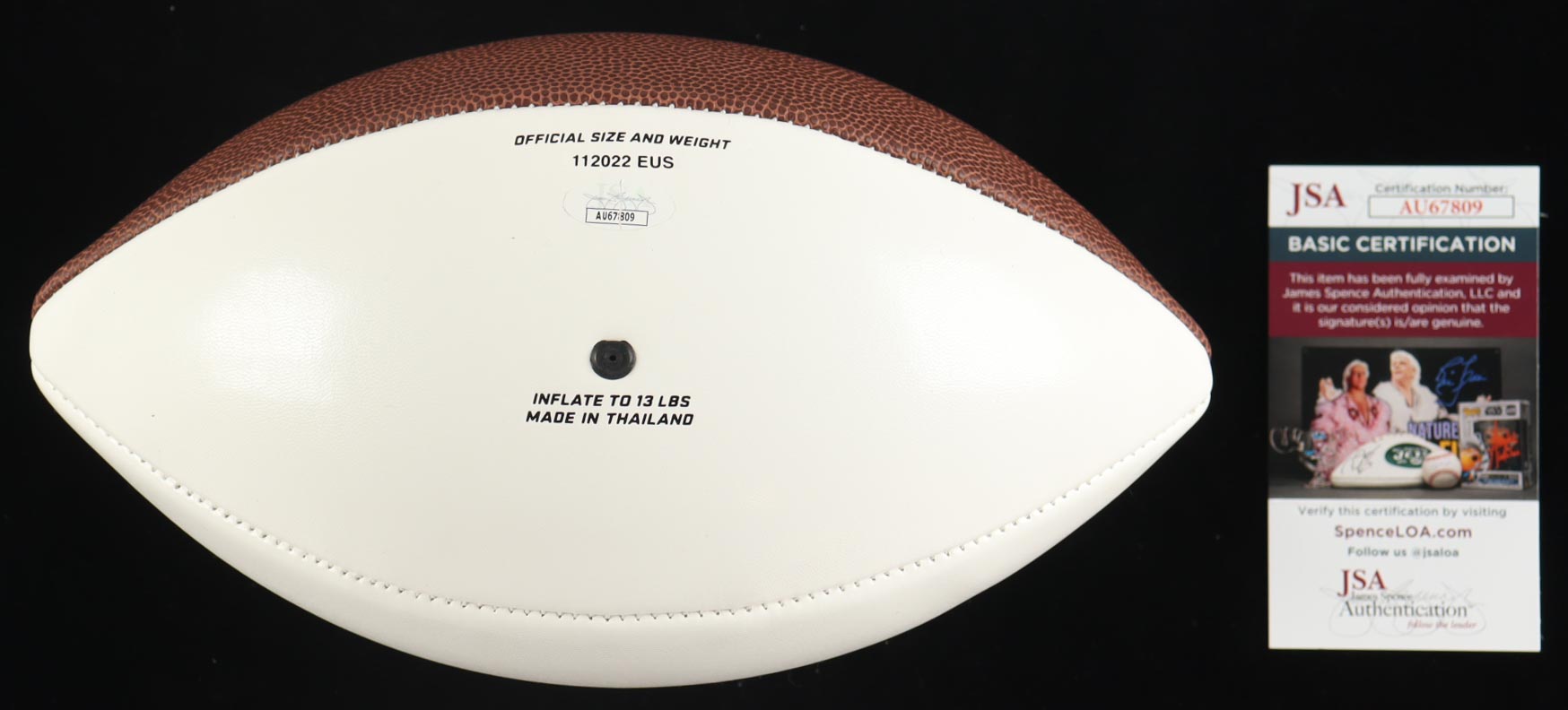 Gene Stallings Signed Alabama Crimson Tide Logo Football (JSA) at PristineAuction.com Gene Stallings Signed Alabama Crimson Tide Logo Football (JSA) at PristineAuction.com