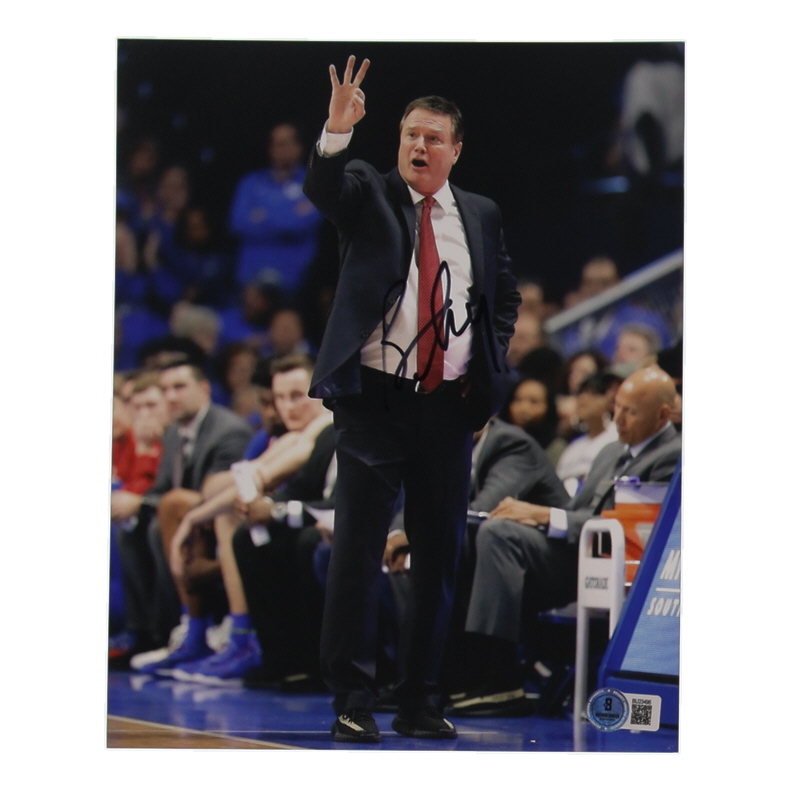Bill Self Signed Kansas Jayhawks 8x10 Photo (Beckett) at PristineAuction.com Bill Self Signed Kansas Jayhawks 8x10 Photo (Beckett) at PristineAuction.com