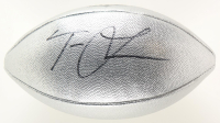 Trevor Lawrence Signed Wilson "The Duke" Silver Metallic Football (Fanatics) at PristineAuction.com