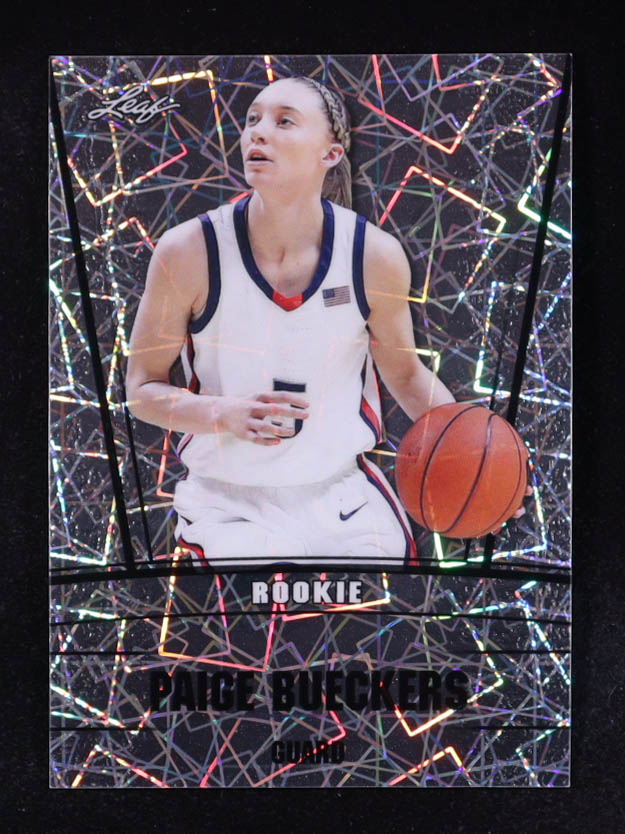Paige Bueckers 2023 Leaf Metal Special Release Rookie Silver Lazer Silver #RS47 #12/25 RC at PristineAuction.com Paige Bueckers 2023 Leaf Metal Special Release Rookie Silver Lazer Silver #RS47 #12/25 RC at PristineAuction.com
