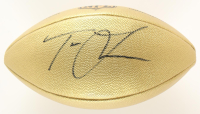 Trevor Lawrence Signed Wilson "The Duke" Gold Metallic Football (Fanatics) at PristineAuction.com