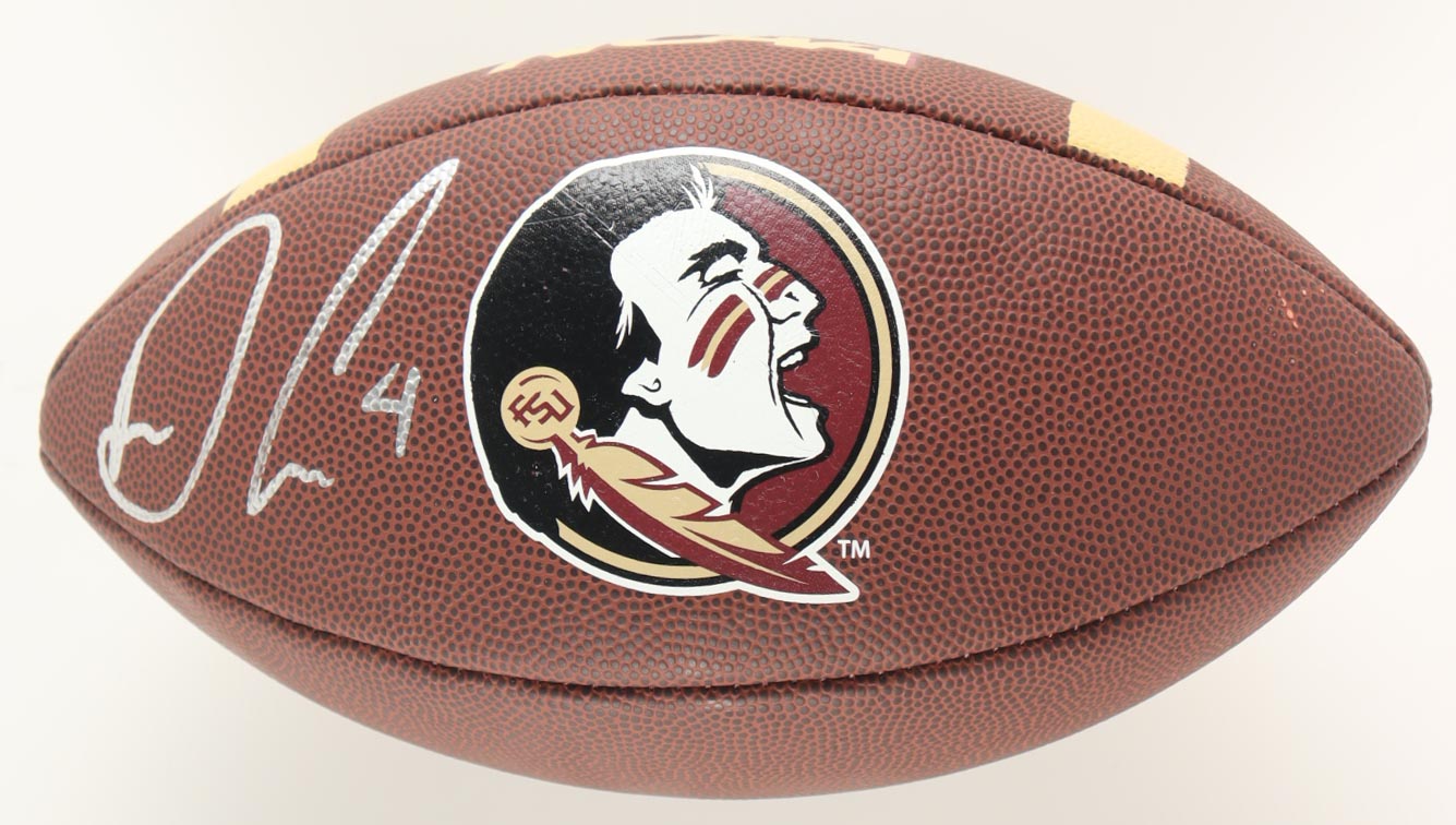Dalvin Cook Signed Florida State Seminoles Logo Football (JSA) at PristineAuction.com Dalvin Cook Signed Florida State Seminoles Logo Football (JSA) at PristineAuction.com