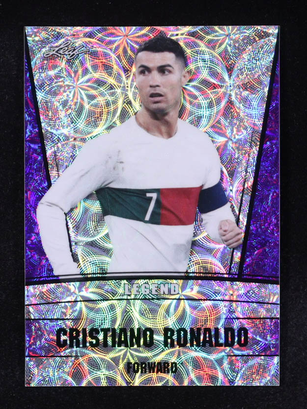Cristiano Ronaldo 2023 Leaf Metal Special Release Legend Silver Kaleidoscope Purple #LS04 #14/15 at PristineAuction.com Cristiano Ronaldo 2023 Leaf Metal Special Release Legend Silver Kaleidoscope Purple #LS04 #14/15 at PristineAuction.com