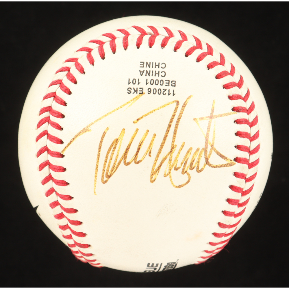 Torii Hunter Signed Nike OL Baseball (PSA) at PristineAuction.com