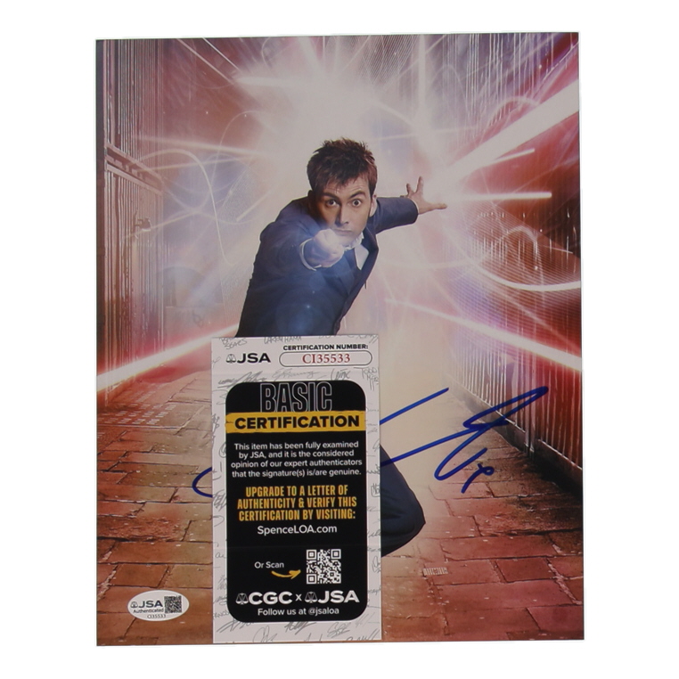 David Tennant Signed "Doctor Who" 8x10 Photo (JSA) at PristineAuction.com David Tennant Signed "Doctor Who" 8x10 Photo (JSA) at PristineAuction.com