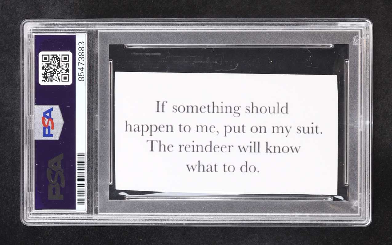 Tim Allen Signed "The Santa Clause" Business Card (PSA) at PristineAuction.com Tim Allen Signed "The Santa Clause" Business Card (PSA) at PristineAuction.com