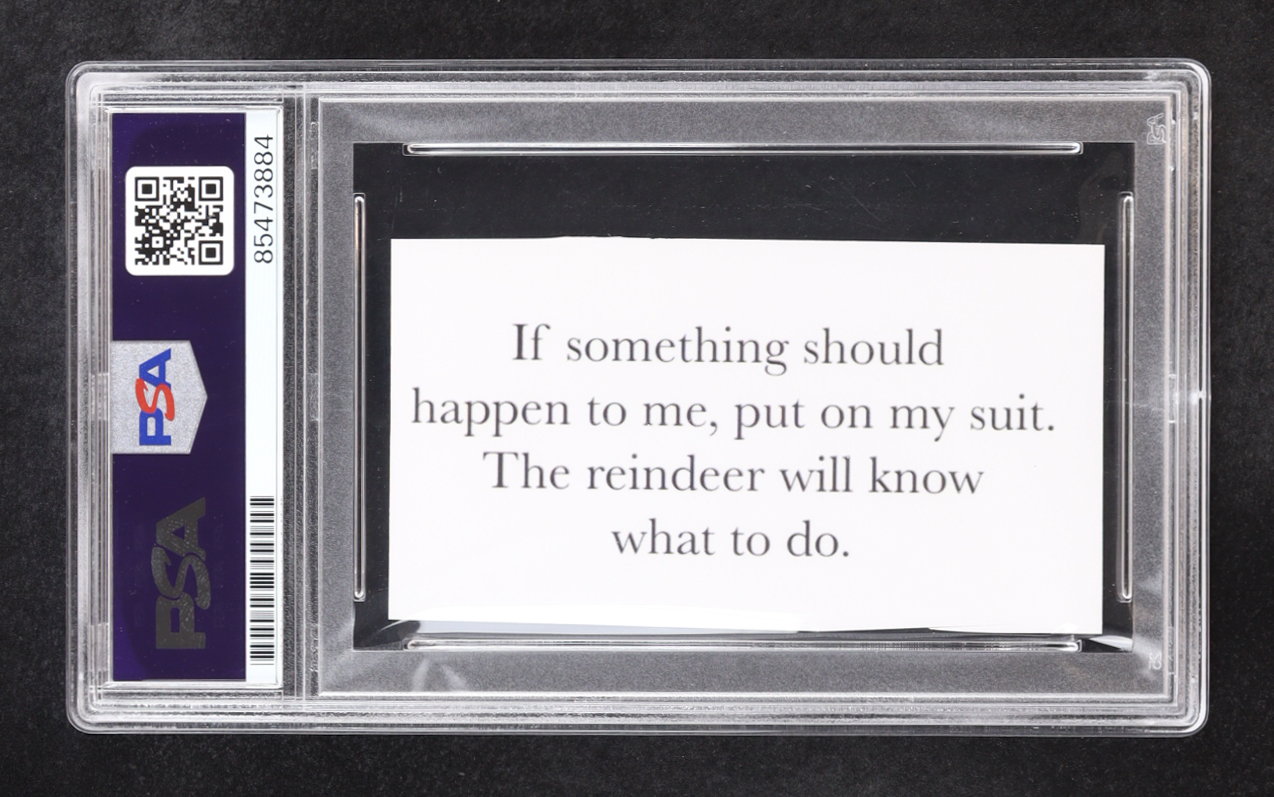 Tim Allen Signed "The Santa Clause" Business Card (PSA) at PristineAuction.com Tim Allen Signed "The Santa Clause" Business Card (PSA) at PristineAuction.com