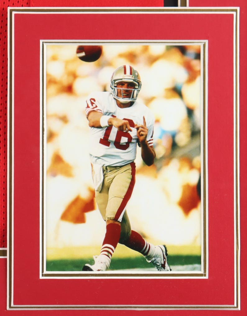 Joe Montana Signed Custom Framed Jersey Display (Beckett) at PristineAuction.com Joe Montana Signed Custom Framed Jersey Display (Beckett) at PristineAuction.com