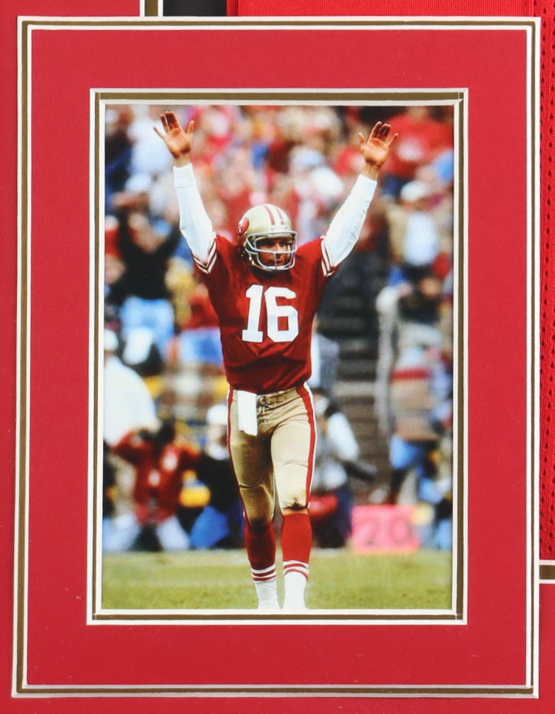Joe Montana Signed Custom Framed Jersey Display (Beckett) at PristineAuction.com Joe Montana Signed Custom Framed Jersey Display (Beckett) at PristineAuction.com