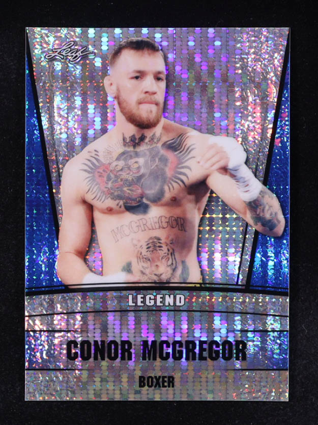 Conor McGregor 2023 Leaf Metal Special Release Legend Silver Pulsar Blue #LS03 #15/20 at PristineAuction.com Conor McGregor 2023 Leaf Metal Special Release Legend Silver Pulsar Blue #LS03 #15/20 at PristineAuction.com