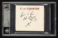 Lil Nas X Signed "C Is For Country" Bookplate (BAS) at PristineAuction.com