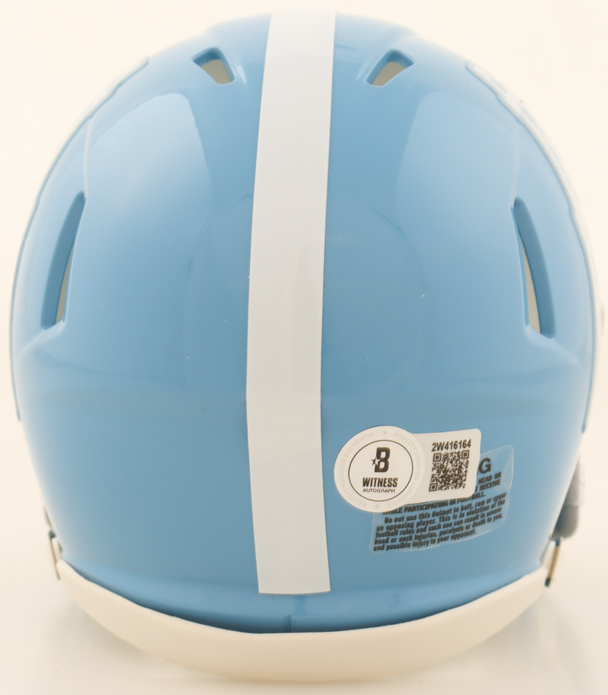 Warren Moon Signed Oilers Throwback Speed Mini Helmet Inscribed "HOF 06" (Beckett) at PristineAuction.com Warren Moon Signed Oilers Throwback Speed Mini Helmet Inscribed "HOF 06" (Beckett) at PristineAuction.com