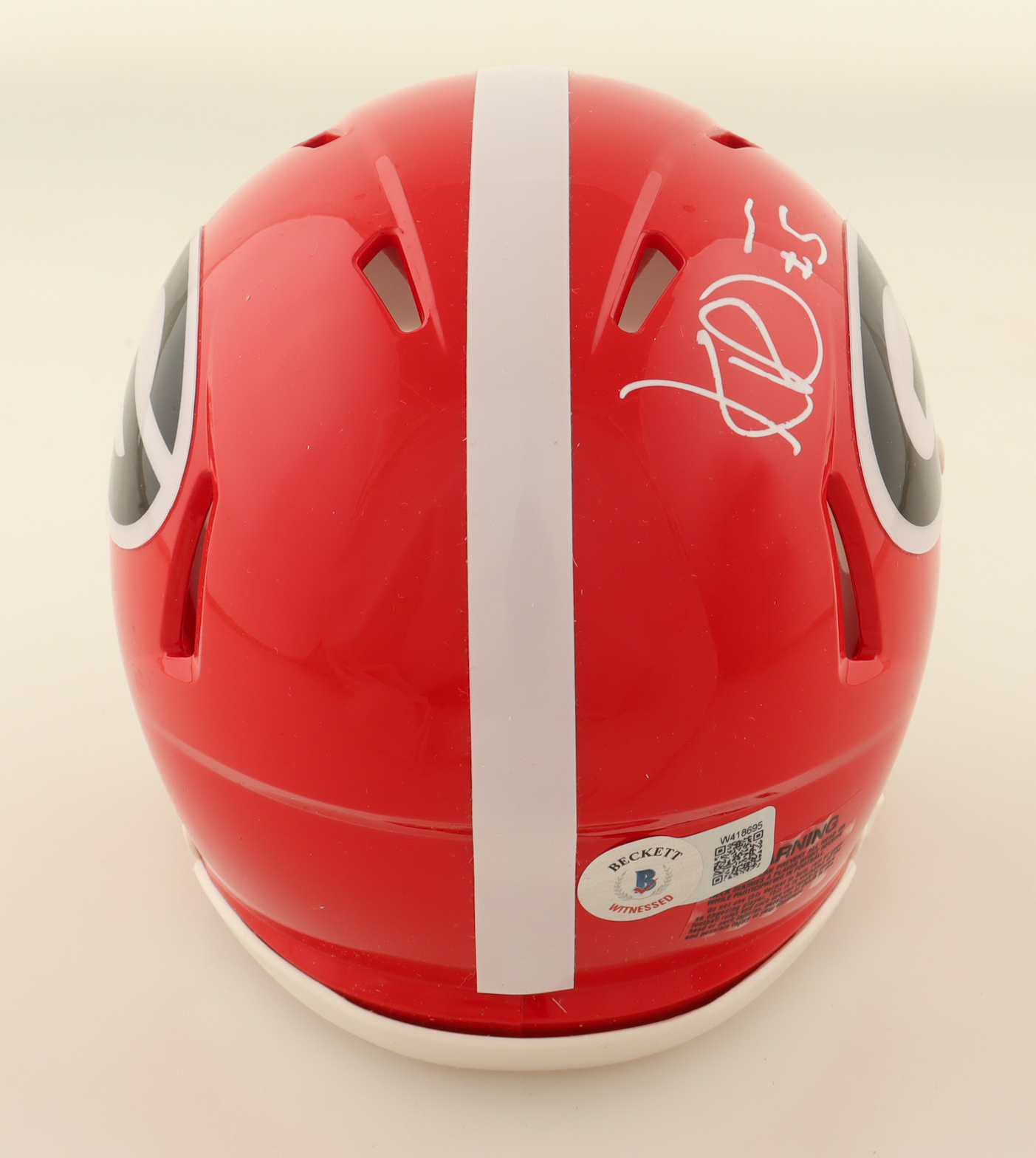 Kelee Ringo Signed Georgia Bulldogs Speed Mini Helmet (Beckett) at PristineAuction.com Kelee Ringo Signed Georgia Bulldogs Speed Mini Helmet (Beckett) at PristineAuction.com