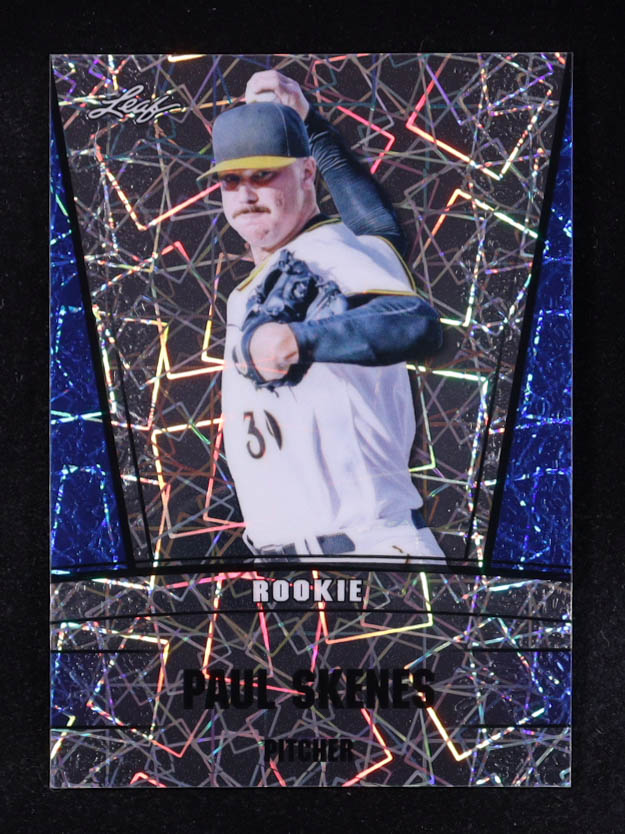 Paul Skenes 2023 Leaf Metal Special Release Rookie Silver Lazer Blue #RS48 #16/20 at PristineAuction.com Paul Skenes 2023 Leaf Metal Special Release Rookie Silver Lazer Blue #RS48 #16/20 at PristineAuction.com