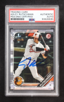 Adley Rutschman Signed 2019 Bowman Draft #BD1 RC (PSA) at PristineAuction.com