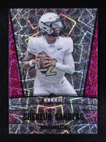 Shedeur Sanders 2024 Leaf Metal Special Release Rookie Silver Lazer Pink #RS16 #8/10 RC at PristineAuction.com
