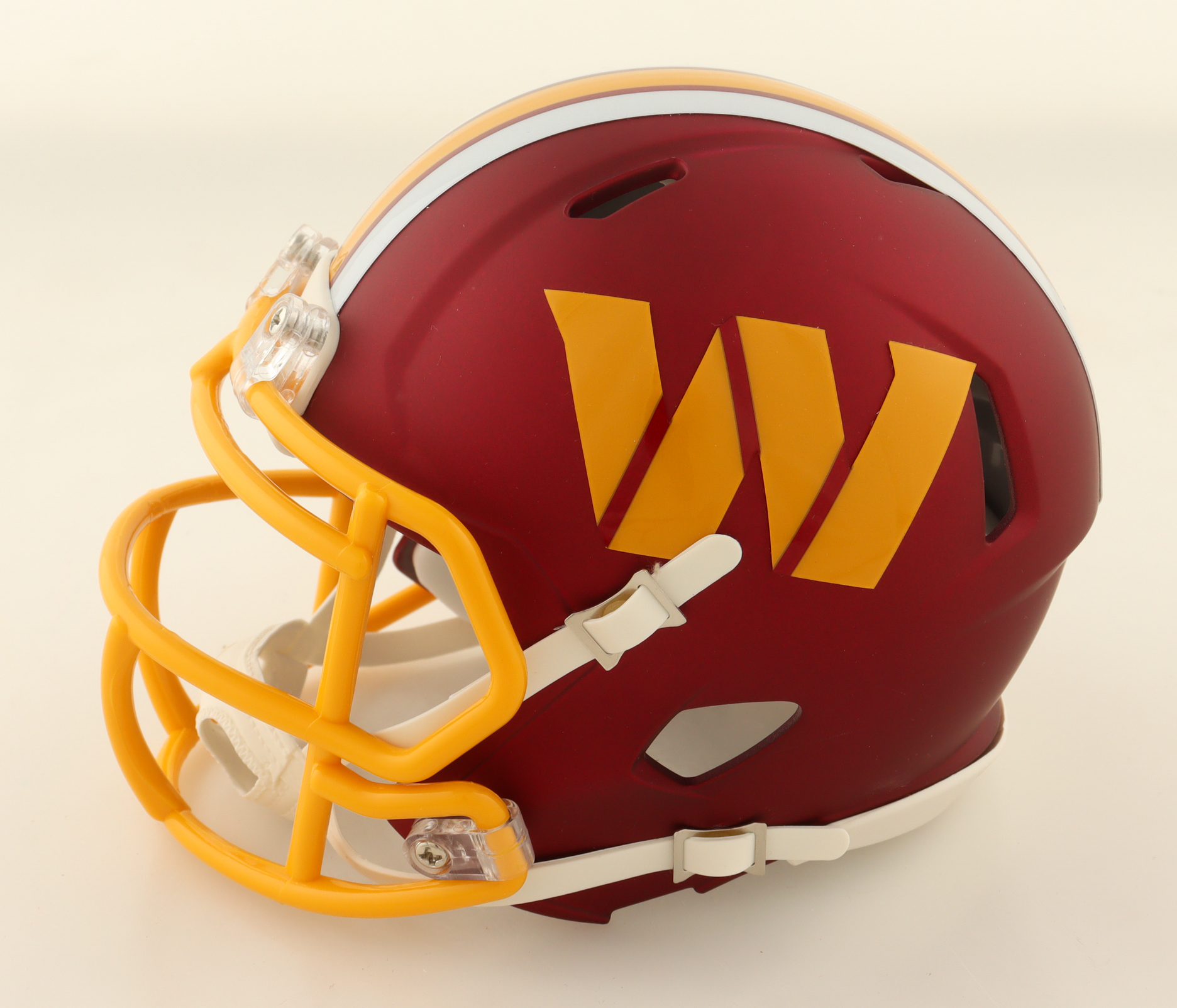 Jacory Croskey-Merritt Signed Commanders Speed Mini Helmet (Beckett) at PristineAuction.com Jacory Croskey-Merritt Signed Commanders Speed Mini Helmet (Beckett) at PristineAuction.com