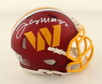 Jacory Croskey-Merritt Signed Commanders Speed Mini Helmet (Beckett) at PristineAuction.com
