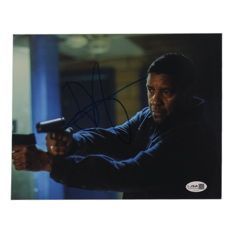 Denzel Washington Signed "The Equalizer 2" 8x10 Photo (JSA) at PristineAuction.com Denzel Washington Signed "The Equalizer 2" 8x10 Photo (JSA) at PristineAuction.com