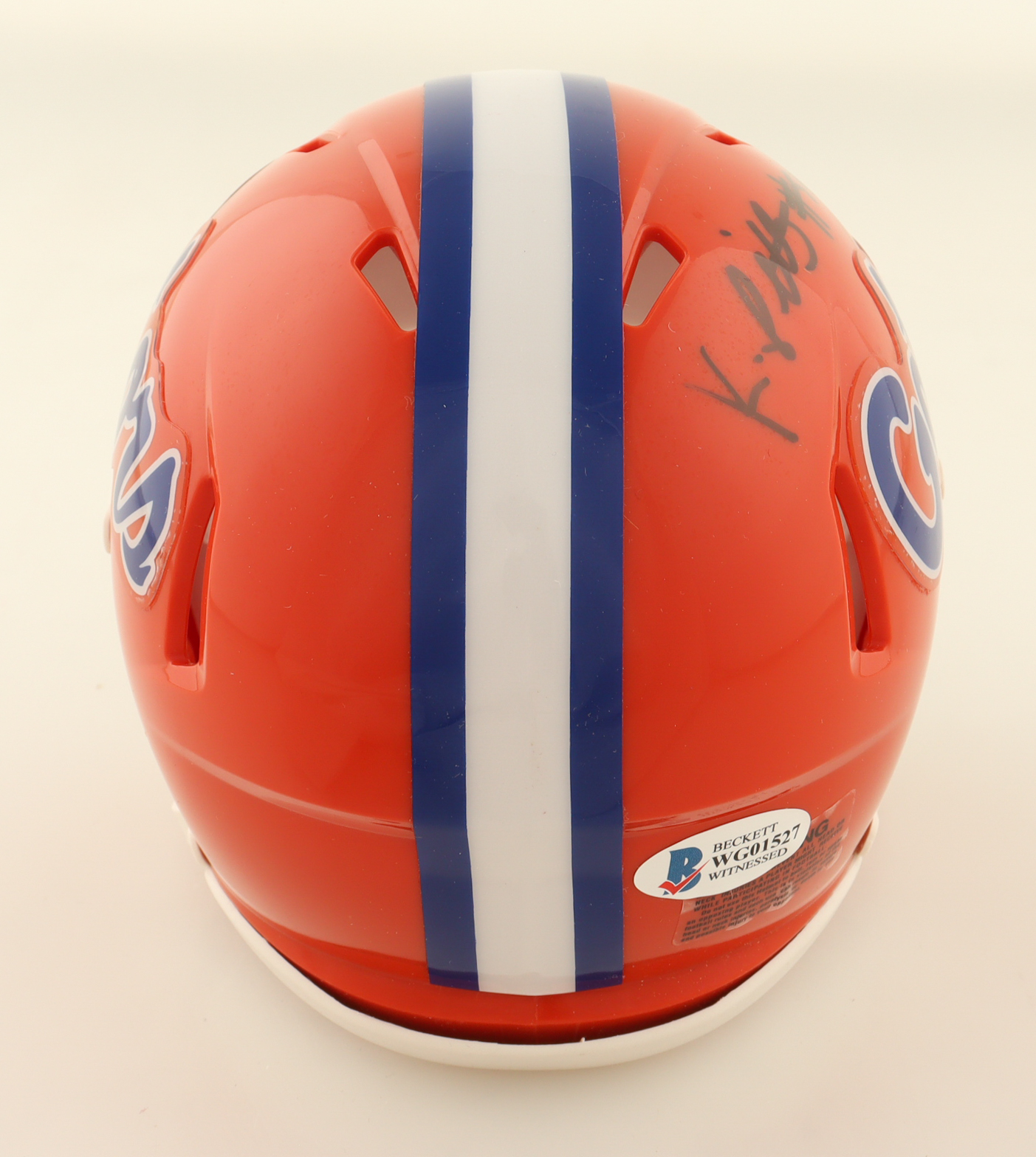 Kyle Pitts Signed Florida Gators Speed Mini Helmet (Beckett) at PristineAuction.com Kyle Pitts Signed Florida Gators Speed Mini Helmet (Beckett) at PristineAuction.com