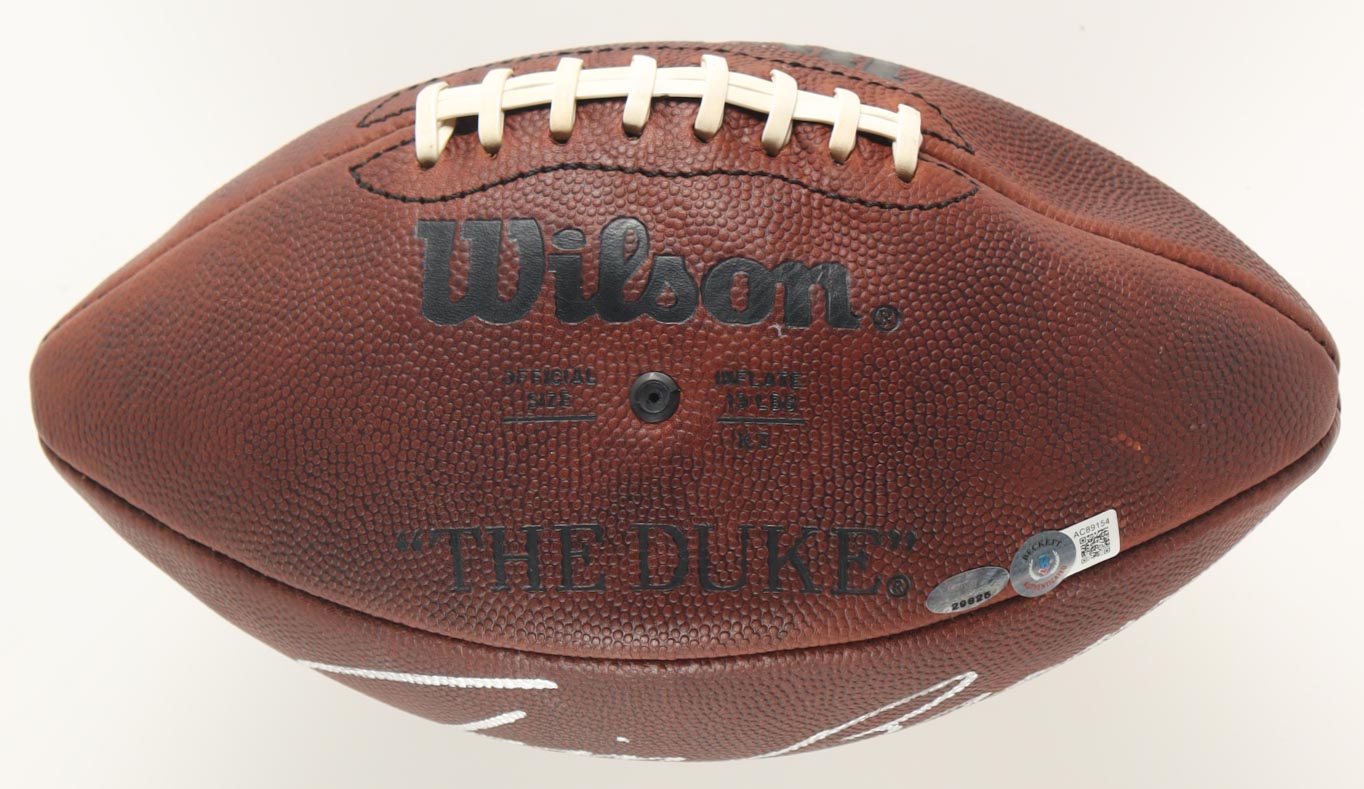 Jim Brown Signed "The Duke" Official NFL Football Inscribed "HOF 71" (Beckett) at PristineAuction.com Jim Brown Signed "The Duke" Official NFL Football Inscribed "HOF 71" (Beckett) at PristineAuction.com