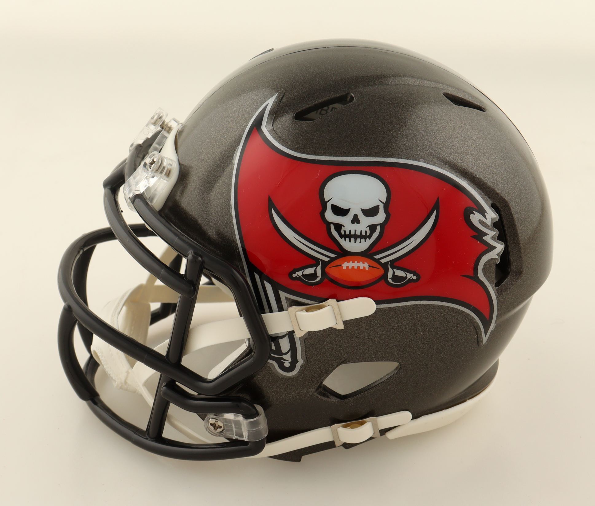 Vinny Testaverde Signed Buccaneers Speed Mini Helmet (Beckett) at PristineAuction.com Vinny Testaverde Signed Buccaneers Speed Mini Helmet (Beckett) at PristineAuction.com