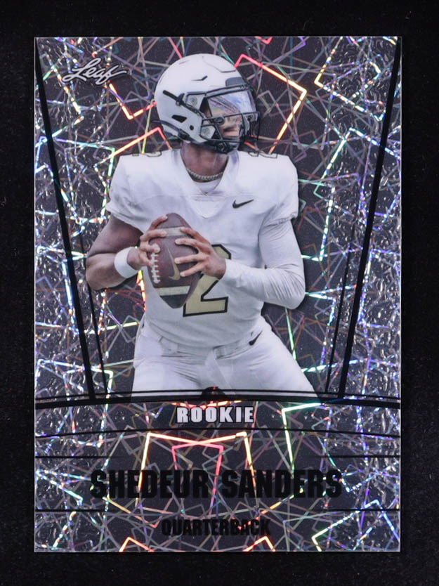 Shedeur Sanders 2024 Leaf Metal Special Release Rookie Silver Lazer Silver #RS16 #5/25 RC at PristineAuction.com Shedeur Sanders 2024 Leaf Metal Special Release Rookie Silver Lazer Silver #RS16 #5/25 RC at PristineAuction.com