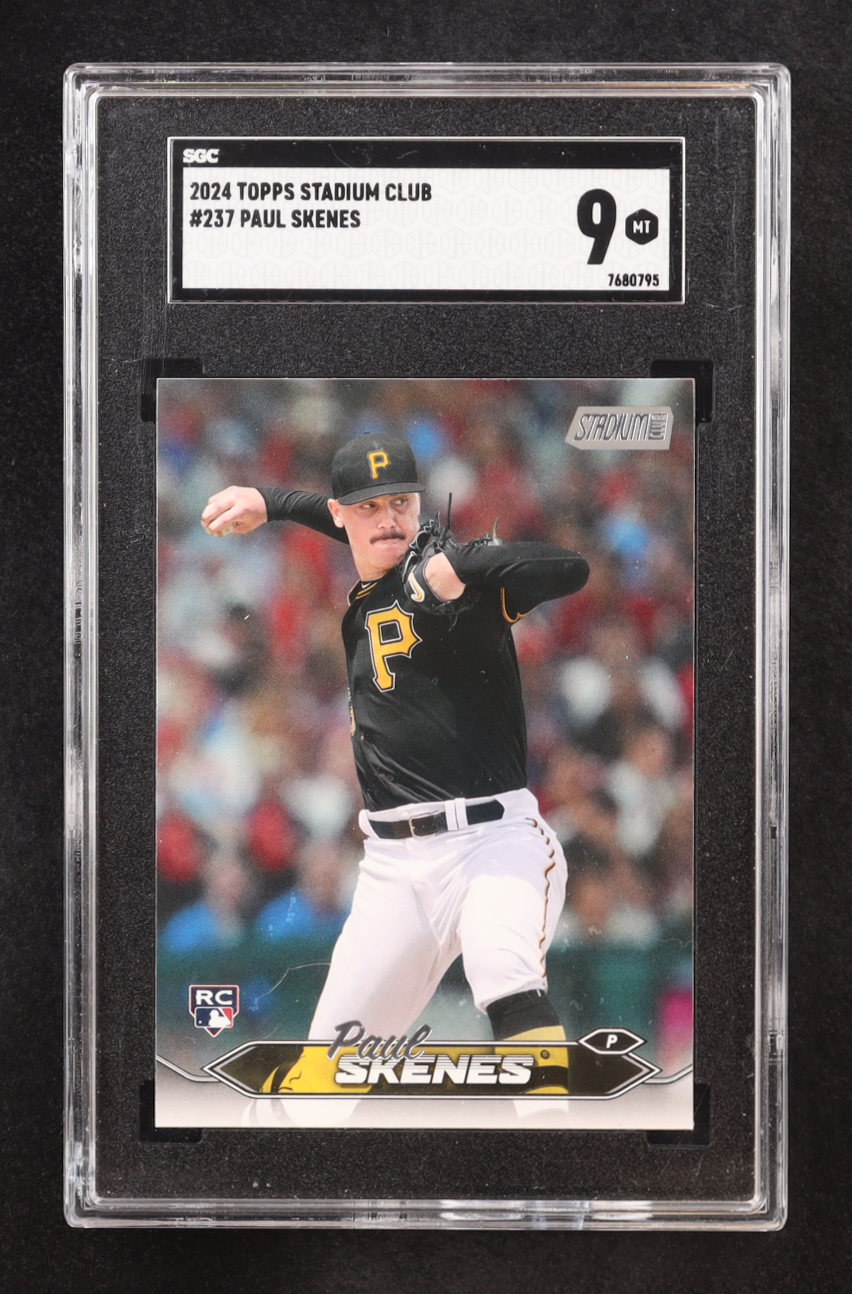 Paul Skenes 2024 Topps Stadium Club #237 RC (SGC 9) at PristineAuction.com Paul Skenes 2024 Topps Stadium Club #237 RC (SGC 9) at PristineAuction.com