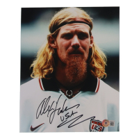Alexi Lalas Signed Team USA 8x10 Photo Inscribed "USA" (Beckett) at PristineAuction.com