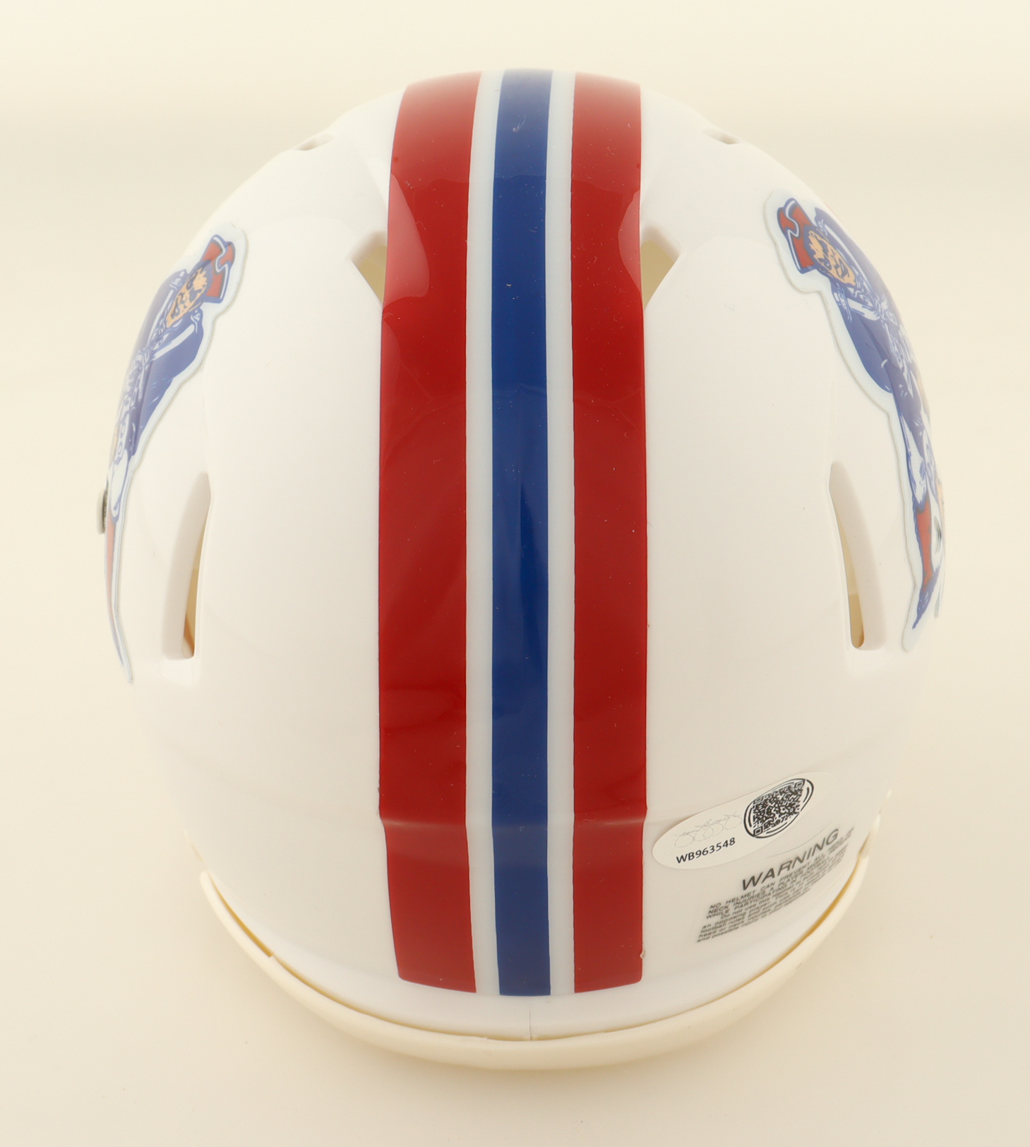 Mike Haynes Signed Patriots Throwback Speed Mini Helmet Inscribed "HOF '97" (JSA) at PristineAuction.com Mike Haynes Signed Patriots Throwback Speed Mini Helmet Inscribed "HOF '97" (JSA) at PristineAuction.com