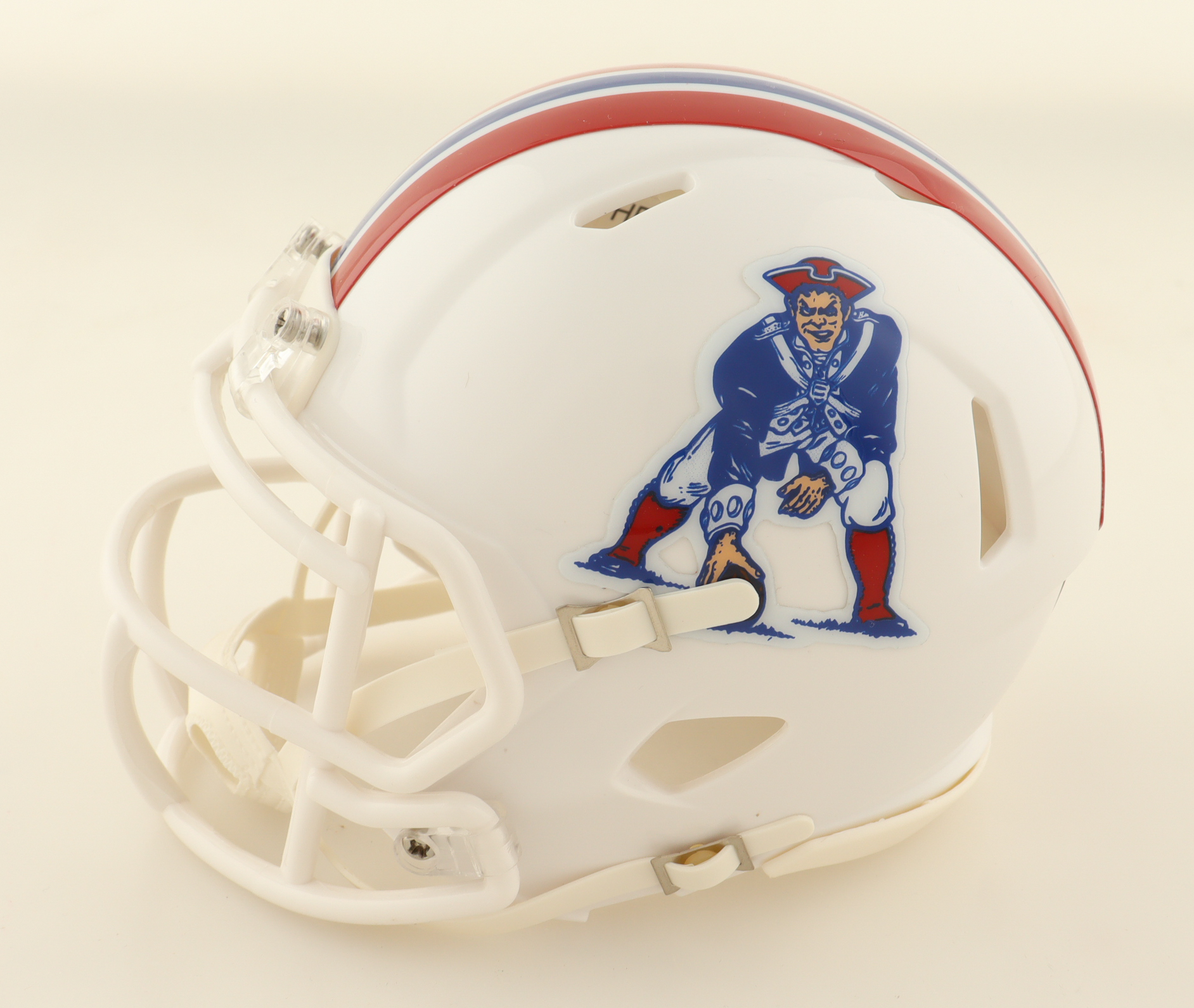 Mike Haynes Signed Patriots Throwback Speed Mini Helmet Inscribed "HOF '97" (JSA) at PristineAuction.com Mike Haynes Signed Patriots Throwback Speed Mini Helmet Inscribed "HOF '97" (JSA) at PristineAuction.com