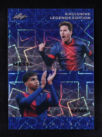 Lionel Messi / Lamine Yamal 2024 Leaf Metal Special Release Exclusive Legends Edition Dual Lazer Blue #ELE80 #6/20 at PristineAuction.com