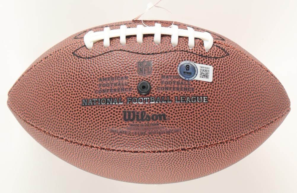 Warren Sapp Signed NFL Mini Football (Beckett) at PristineAuction.com Warren Sapp Signed NFL Mini Football (Beckett) at PristineAuction.com