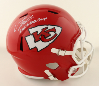 Jerick McKinnon Signed Chiefs Full-Size Speed Helmet Inscribed "Back to Back Champs" (Beckett) at PristineAuction.com