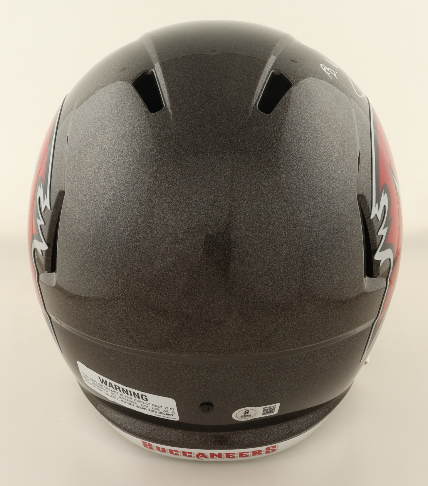 Bucky Irving Signed Buccaneers Full-Size Speed Helmet (Beckett) at PristineAuction.com Bucky Irving Signed Buccaneers Full-Size Speed Helmet (Beckett) at PristineAuction.com