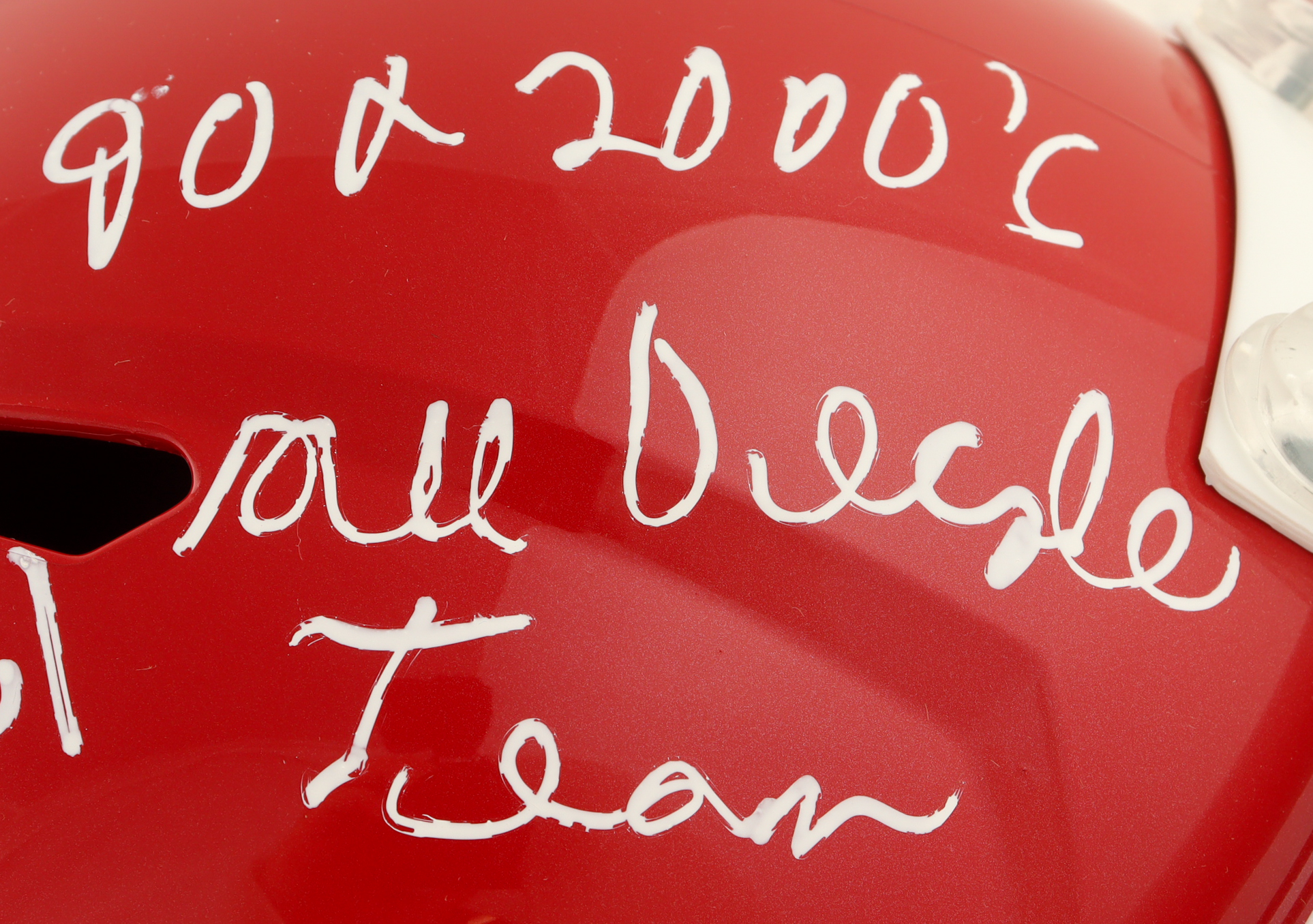 Willie Roaf Signed Chiefs Full-Size Speed Helmet with Multiple Career Stat Inscriptions (JSA) at PristineAuction.com Willie Roaf Signed Chiefs Full-Size Speed Helmet with Multiple Career Stat Inscriptions (JSA) at PristineAuction.com